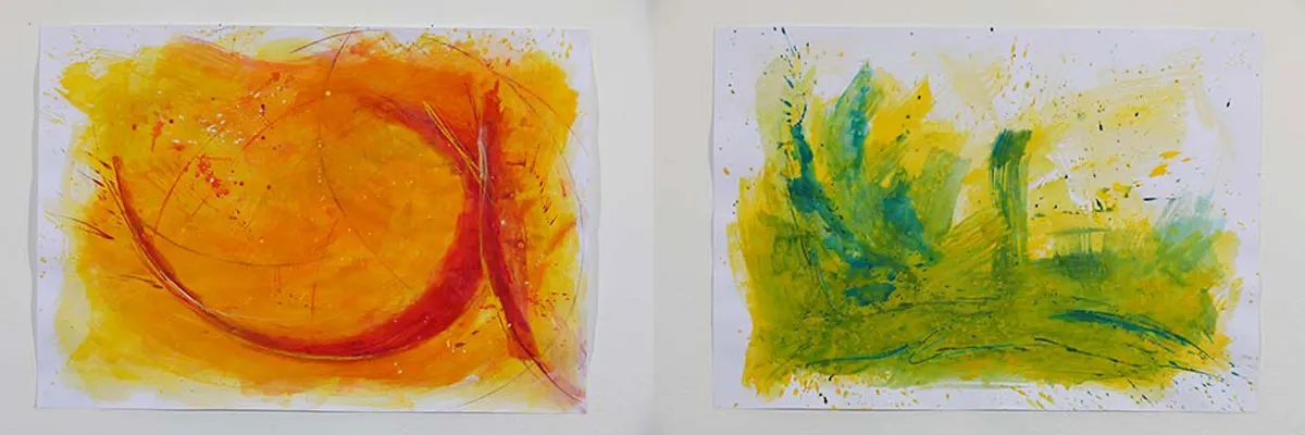 Aquarelle und Skizzen aus dem offenen Atelier